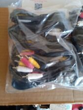 Lot of 10 NEW 6 Ft RCA A/V COMPOSITE CableS DVD/VCR/SAT yellow red white connec picture