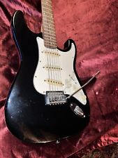 Washburn Blk/Whit electric guitar Shadow Series Strat Grover Tuners Nice picture