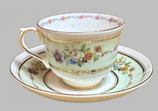 Vintage Floral Colclough Teacup &  Saucer - Marked - English Bone China picture