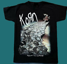 Hot Design Vintage Metal Band #KORN T-shirt 1990s short sleeve black S-5XL N29 picture