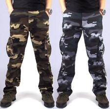 New Men's Cotton Cargo Pants Military Combat Camouflage Army Trousers Outdoor picture