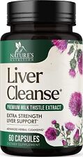 Liver Cleanse & Detox Support Supplement 1166mg with 22 herbs + Milk Thistle picture