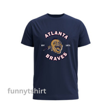 Vintage Atlanta Braves t shirt, team logo, throw back, mlb picture