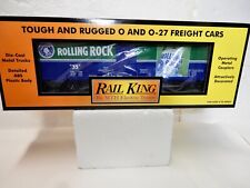 MTH Rail King  #30-7860 Rolling Rock Modern Reefer Car for O gauge Op. New w box picture