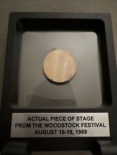 A Piece Of Woodstock Stage 1969 Authenticated With Photos And Letters. RARE picture