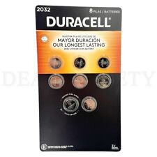 Duracell 2032 Lithium Battery for Apple AirTag and Key Fobs Garage  8 Count Pack picture