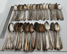 Lot of 85 Assorted Vintage Silverplate Serving Spoons - Lot#142 picture