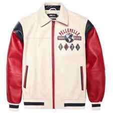 Pelle Pelle American Bruiser White Plush Leather Jacket - 100% Leather Jacket picture