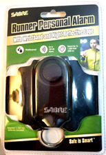 SABRE RUNNER SAFETY PERSONAL ALARM 130dB WRISTBAND REFLECTIVE LOGO WEATHERPROOF picture