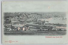 Hold to Light HTL Postcard Falmouth Cornwall England Falmouth from Castle Hill picture