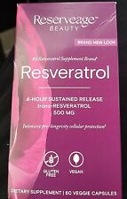Reserveage Beauty Resveratrol  500mg 60 Veggie Caps picture