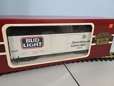 Delton Locomotive Works Bud Light Box Car Reefer #4255A6 G Scale Train Nos New picture