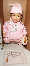 Adora Realistic Name Your Own Baby Girl Doll Pink Certificate NRFB Box Cat Vinyl picture