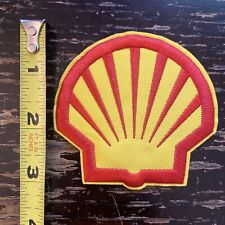 Shell Motor Oil / Gas (Embroidered Iron on patch) NASCAR Motor Sports picture
