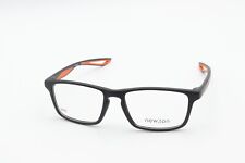 new^ton NK4280 C5 Matte Black Orange Inners 52-18-145 Men's Eyeglass Frames A257 picture