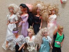 8 Vintage Barbie & Ken Dolls 1990’s - With A Lot Of Clothes And Accessories  picture