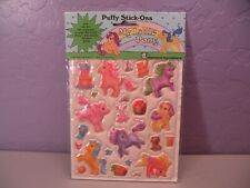 Vintage NEW 1983 Hasbro My Little Pony Bowtie's Party Puffy Stickers Style 4 picture