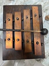 Vintage Antique Deagan 4 Plate Chimes Xylophone dinner sounds 1917  USA picture