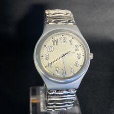 Vtg Swatch IRONY Aluminum 37mm New Battery Works picture