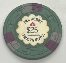 $25 Casino Chip Del Webb’s Sahara CASINO LAS VEGAS NEVADA - H&C LCV 1961 picture