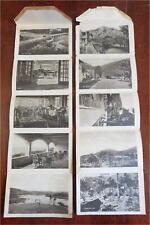 South Africa c. 1930's Tourist Spots Lot x 2 souvenir letter cards views picture