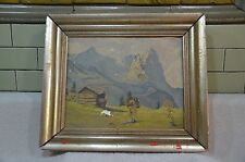 Stunning VINTAGE  PAINTING EUROPEAN BY LISTED German ARTIST Joseph Bialas picture