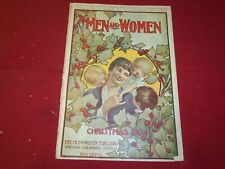 1904 DECEMBER MEN AND WOMEN MAGAZINE- CHRISTMAS- NICE ILLUSTRATED COVER - B 6180 picture