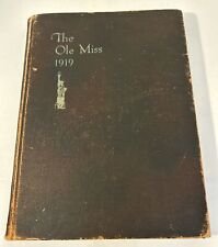 RARE 1919 Vintage The Ole Miss Yearbook University of Mississippi Read Year Book picture