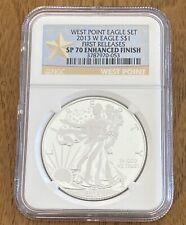 NGC West Point Eagle Set 2013 W Eagle S$1 First Releases SP70 Enhanced Finish picture