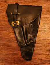 WWII Swedish Air Force Husqvarna/Lahti Pistol Leather Holster M40.  picture