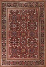 Living Room Rug 9x12 ft. Victorian Antique Mahal Vegetable Dye Handmade Area Rug picture