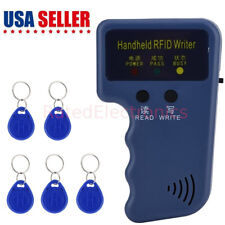Handheld RFID Card Copier ID Key Reader Writer 125KHZ Duplicator Cloner 5 Tags picture