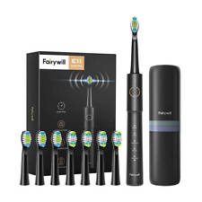 Sonic toothbrush with head set and case FairyWill FW-E11 (black) picture