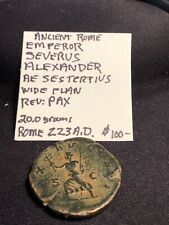 Ancient Rome Severus Alexander AD 222-235 Large AE sestertius Rev. Pax picture