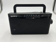 Sony ICF-306 Portable AM/FM Radio, TESTED WORKS picture