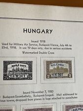Hungary, 1918 Air Post, Surcharges, Monarchy Issues, 1 Stamp,MH picture