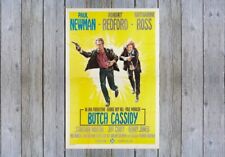 1969 Butch Cassidy and the Sundance Kid ITALY D Vintage Movie Poster Print 36x24 picture