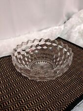 Vintage Fostoria American Clear 7.25” Round Serving Bowl Excellent picture