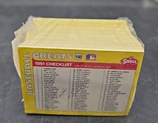 Vintage 1991 Swell Baseball Greats 150 Trading Cards New picture
