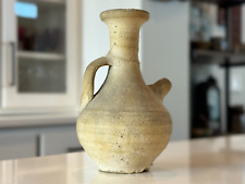 Antique Primitive Terracotta Earthenware Stoneware Pottery Wine Juglet Carafe picture