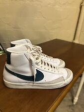 Size 8.5 - Nike Blazer '77 Vintage Mid White Dark Teal Green picture