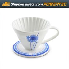 BLUE BREW BB1001 Ceramic Pour Over Coffee Dripper for 1-2 Cups (BB1001) picture