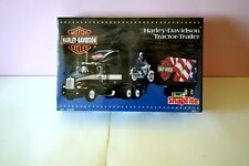 REVELL 1/32 SCALE HARLEY-DAVIDSON TRACTOR-TRAILER MODEL KIT NEW picture