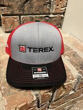 Terex Cranes Logo Trucker Hat Cap Adjustable Richardson 112 Original picture