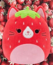 Squishmallow 12” Olma the Strawberry Cat Plush NWT Rare Crossover SHIPS FAST picture