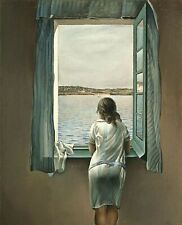 1925 Figure at a Window, by Salvador Dali art painting print picture