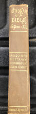 c1880's Dictionary of the Bible, William Smith, Illustrated picture