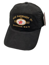 Vintage Dale Earnhardt Jr Budweiser 2000 Strapback Hat Cap Black Adjustable picture