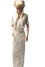 The Franklin Mint Diana Princess of Wales Porcelain Portrait Doll Pearl Dress picture