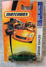 2007 Matchbox MBX Metal Green Lexus GS430 #23~ M3861-0910 ~ NOS Sealed picture